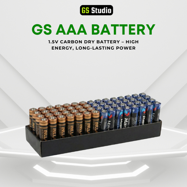 GS Handa AAA 1.5V Carbon Dry Battery – High Energy, Long-Lasting Power