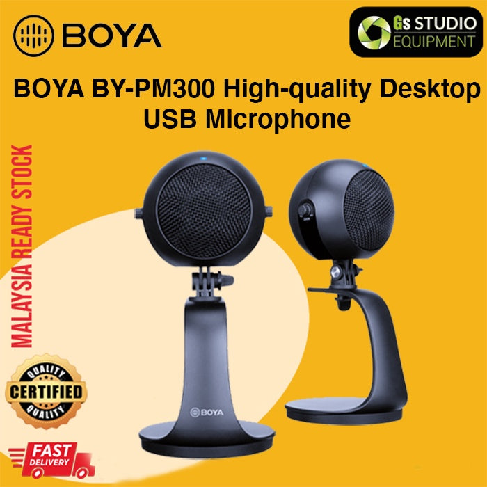 BOYA BY-PM300 High-quality Desktop USB Microphone Home-studio Recording Podcasting Vocal Performance