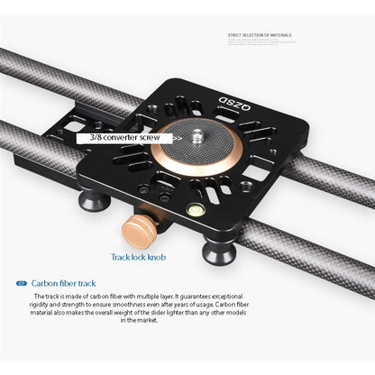 BEIKE QZSD Carbon Fiber Bearing Slider (60cm) QH760C