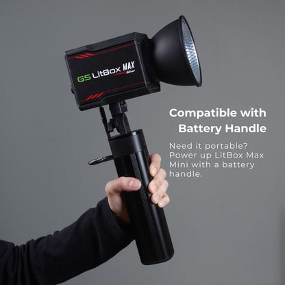 GS LitBox Max Mini 120w Mini COB LED Studio Light for Live Stream and Content Creation