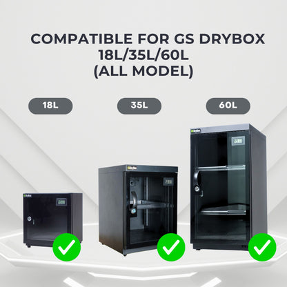 GS DryBox AC Adapter | Power Supply Spare Part for 18L 35L 60L GS DryBox Models