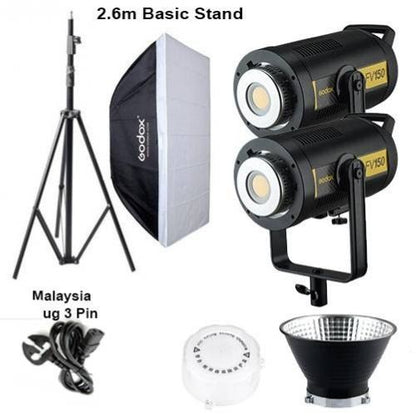 Godox FV150 High Speed Sync Flash LED Light With Built-In 2.4G Wireless Receiver (150W)