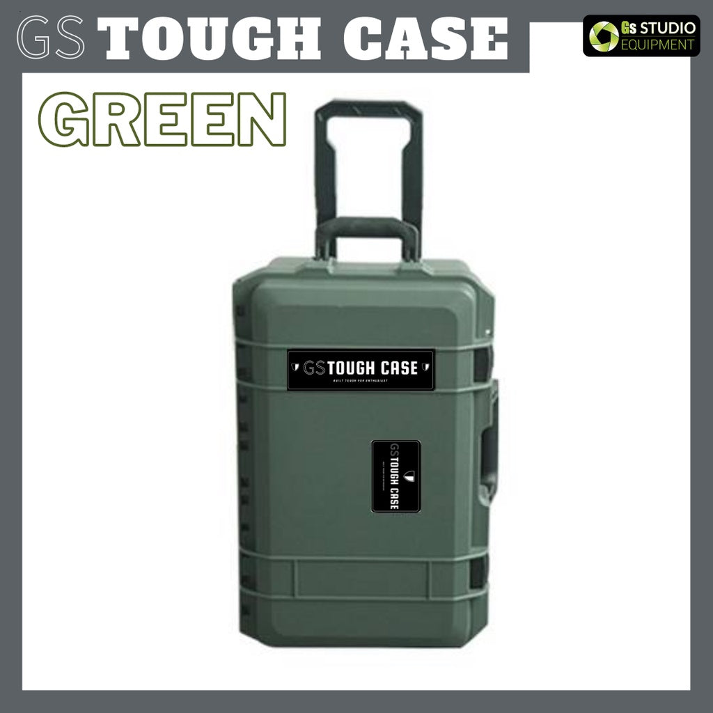 GS Tough Case comes in  green color. 