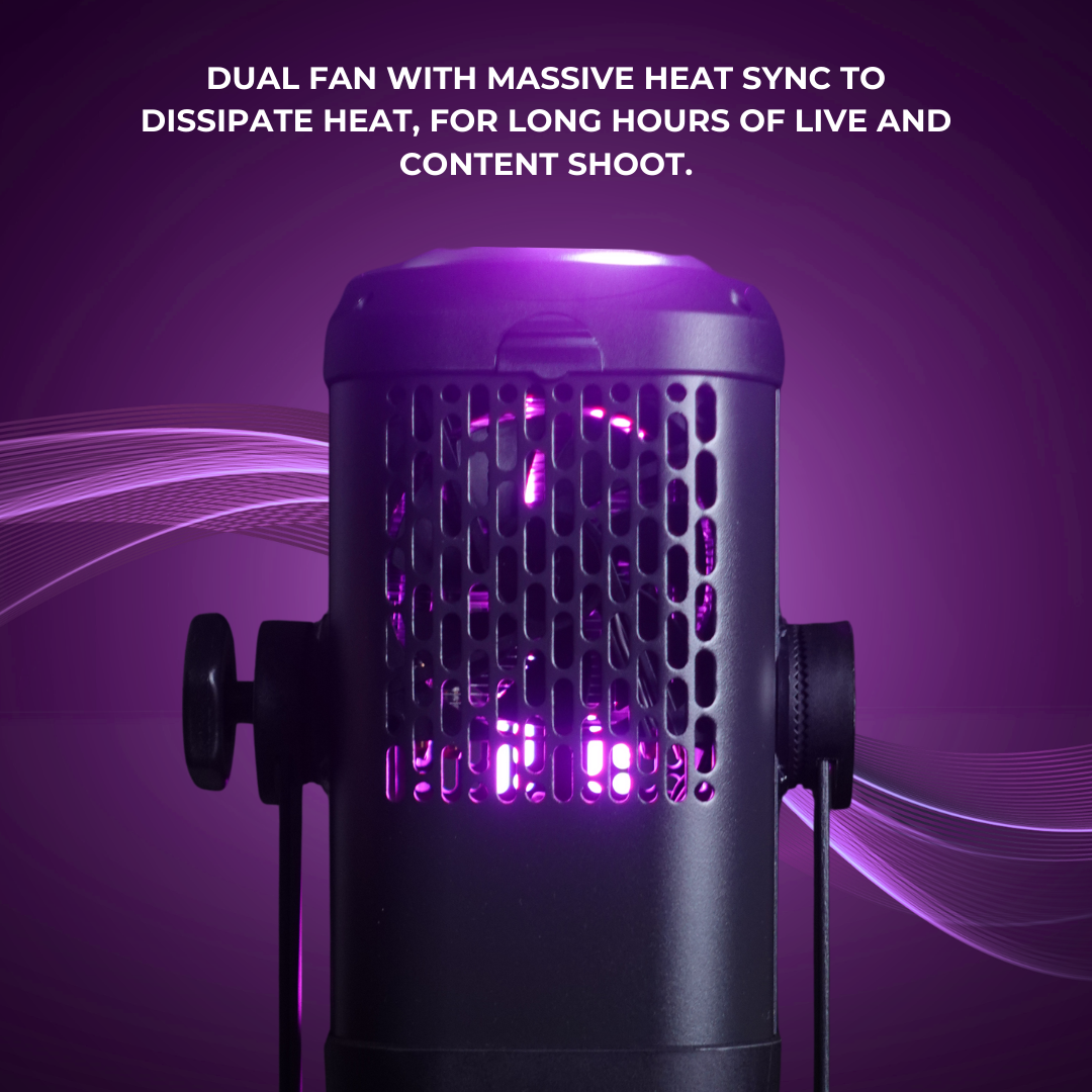 GS LitBox Ultra COB 300 500 LED Video Light 2700-6500K Bi-Color with Wireless Remote APP Control CRI 97+ 200w 300w 500w