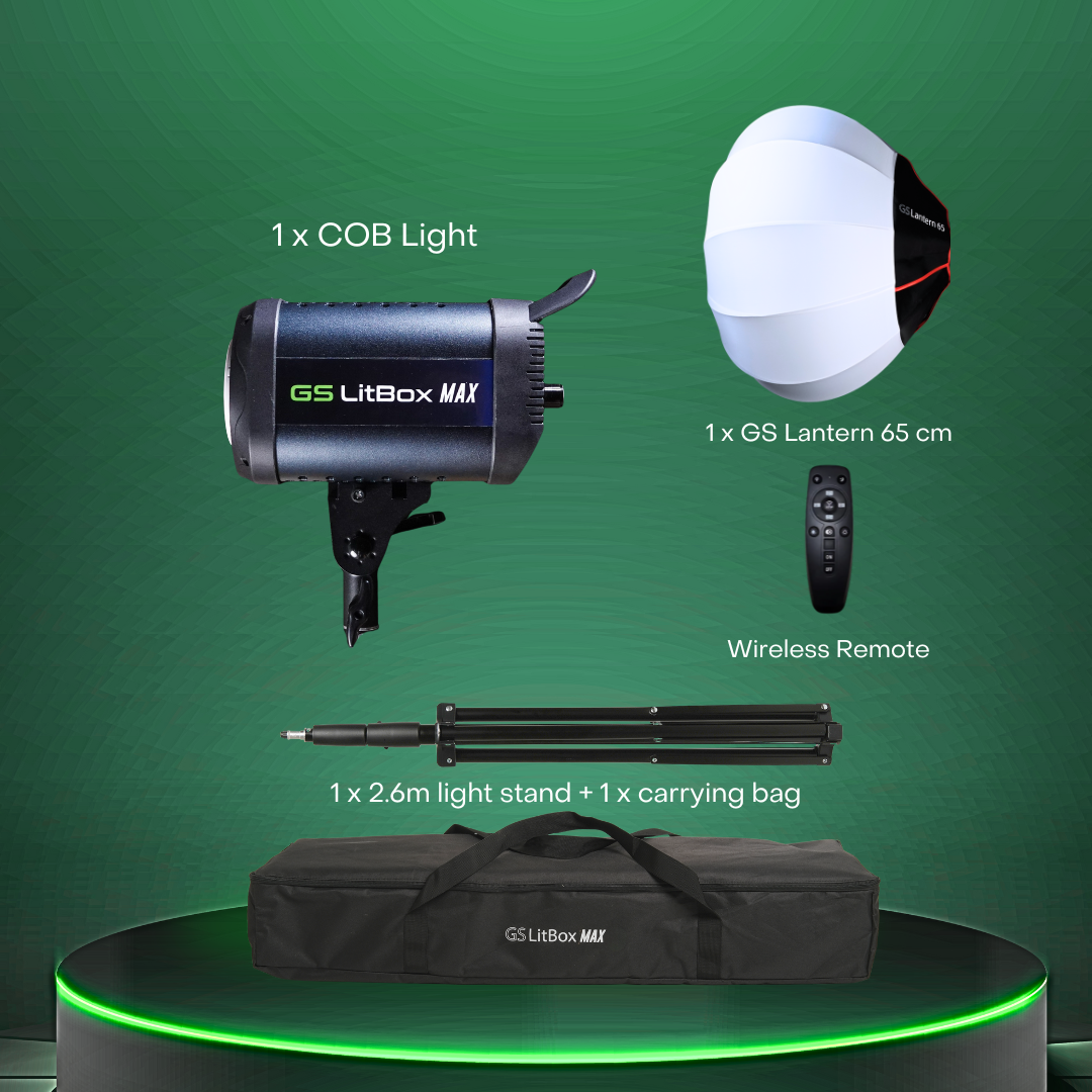 GS LitBox Max COB LED Video Light Adjustable Color Temperature & Brightness
