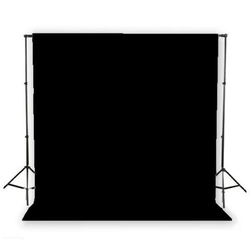 Black Muslin Backdrop Kit