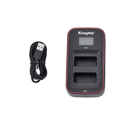 KingMa LP-E12 Battery And Dual Charger Kit For Canon M50 M50 MKII M100 M200 M200 MKII 100D Compatible