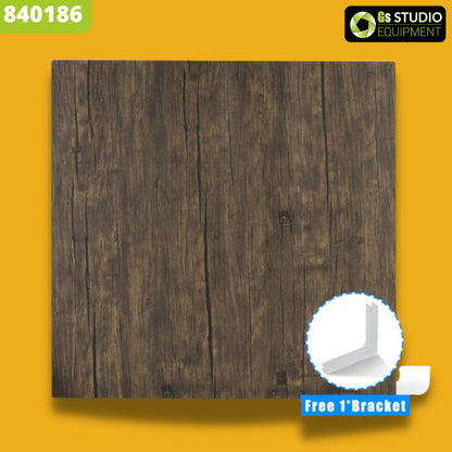 GS Flat Lay Hard Background Board 60x60cm Photography Studio Wooden Cement Coarse Sand 3D Texture Combinable Waterproof