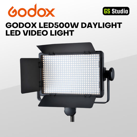 Godox LED500C Bi-Color LED500W Daylight LED Video Light WITH KINGMA NP-F970 6600MAH HIGH CAPACITY LI-ION BATTERY + KINGM