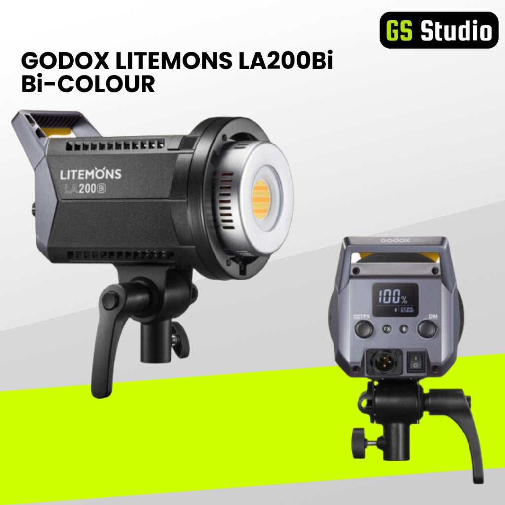 Godox Litemons LA200Bi LA200D Bi-Color Daylight LED Light Studio Light Photography Videography