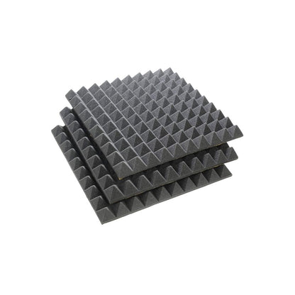 GS Pro Acoustic Foam With Self-dhesive Soundproof Foam Studio Recording Sound Absorption High Density (30cm*30cm*5cm) | Kalis Bunyi