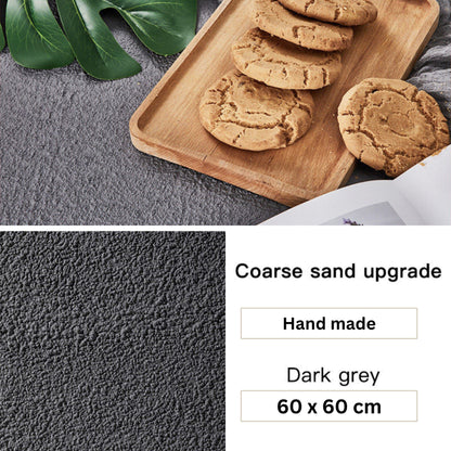 GS Flat Lay Hard Background Board 60x60cm Photography Studio Wooden Cement Coarse Sand 3D Texture Combinable Waterproof