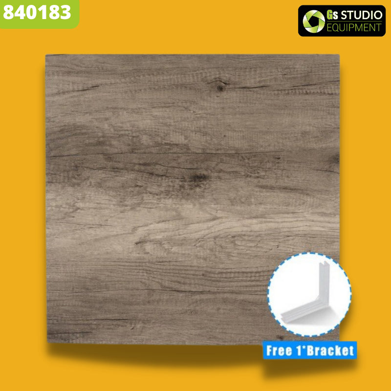 GS Flat Lay Hard Background Board 60x60cm Photography Studio Wooden Cement Coarse Sand 3D Texture Combinable Waterproof