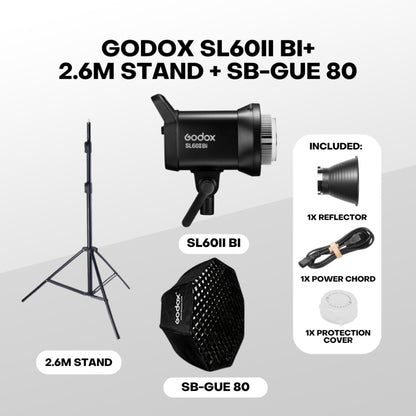 Godox SL60W SL60 Version 2 New Model SL60IID SL60II LED Video Light COB SL60II SL60IID SL-60 II SL60 II D SL-60IID