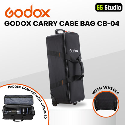 Godox CB-04 Studio Flash Light Strobe Case Lighting Stand Softbox Kit Carrying Bag