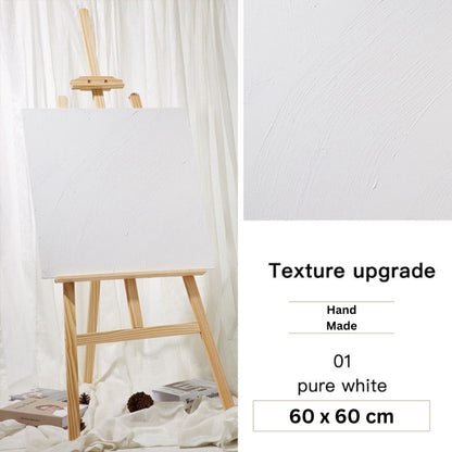 GS Flat Lay Hard Background Board 60x60cm Photography Studio Wooden Cement Coarse Sand 3D Texture Combinable Waterproof