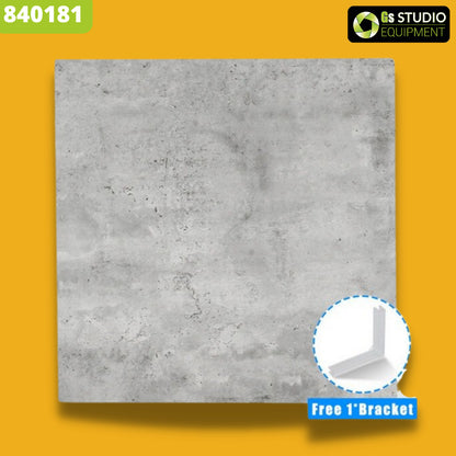 GS Flat Lay Hard Background Board 60x60cm Photography Studio Wooden Cement Coarse Sand 3D Texture Combinable Waterproof