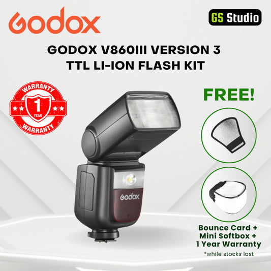 Godox Ving V860III V860 Version 3 New Version TTL Li-Ion Flash Kit for Canon, Nikon, Sony, Fujifilm