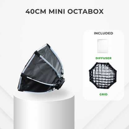 Accessories for LitBox Max Mini, LitBox GO Mini and LitBox GO Pocket Mini Lantern Mini Parabolic Softbox Battery Handle