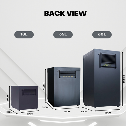 GS DryBox 18L/35L/60L LCD Digital Display 18 Litre 35 Litre 60 Litre Dry Cabinet 5 Years Warranty