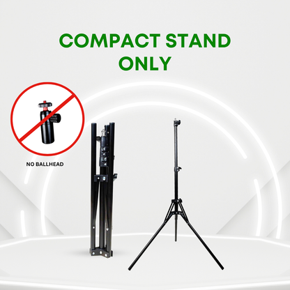 GS Aluminium Alloy Compact Studio Light Stand (2M) With Mini Ballhead