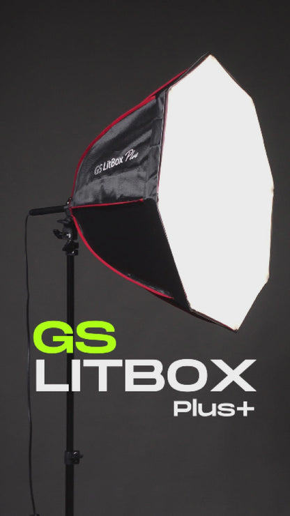 GS LitBox Plus Continous Lighting Softbox Light LED Adjustable Color Wireless Remote Octabox