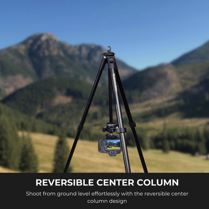 GS SNAPVERSA TRAVELLING TRIPOD FOR SMARTPHONE & CAMERA LIGHTWEIGHT & COMPACT TRIPOD FOR PHOTOGRAPHY VIDEOGRAPHY