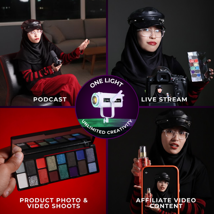 GS LitBox MAX 200 COB LED 230W Light APP Control Adjustable Color Temperature For Live And Content