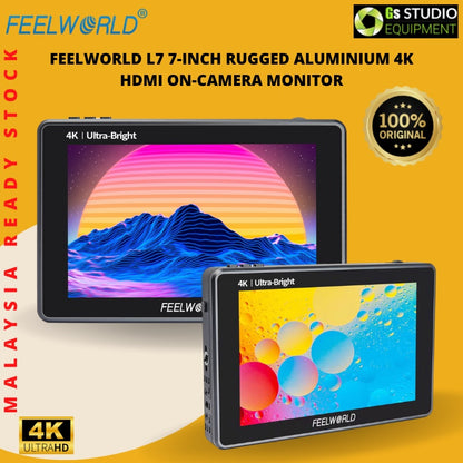 FEELWORLD L7 Rugged Aluminium 4K HDMI On-Camera Monitor (7")