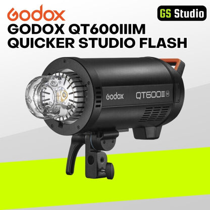 Godox QT600IIIM 2.4G 600W High Speed Sync Studio Flash Strobe Light