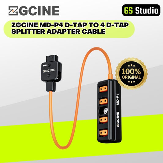 ZGCINE MD-P4 D-Tap to 4 D-Tap One Point Four Splitter Adapter Cable Splitter Adapter Power