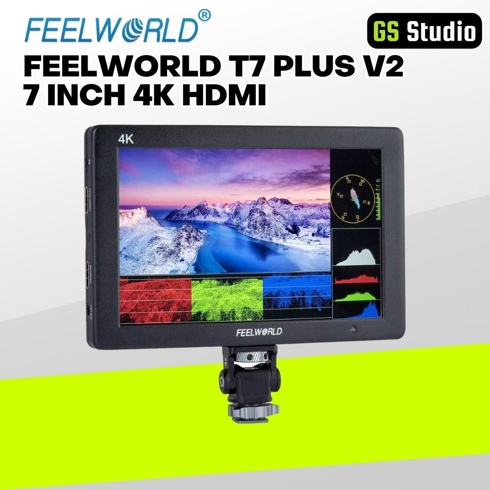 FEELWORLD T7 PLUS 7" 3D LUT On-camera Field Monitor with 4K HDMI Input/ Output IPS 1920x1200 Rugged