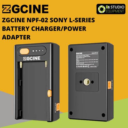ZGCINE NPF-02 Sony L-Series Battery Charger/Power Adapter