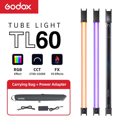 Godox TL60 Pavo Tube Light RGB Color Photography Light Handheld Light Stick with APP Remote Control