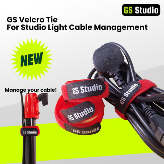 GS Velcro Tie For Studio Light Cable Management