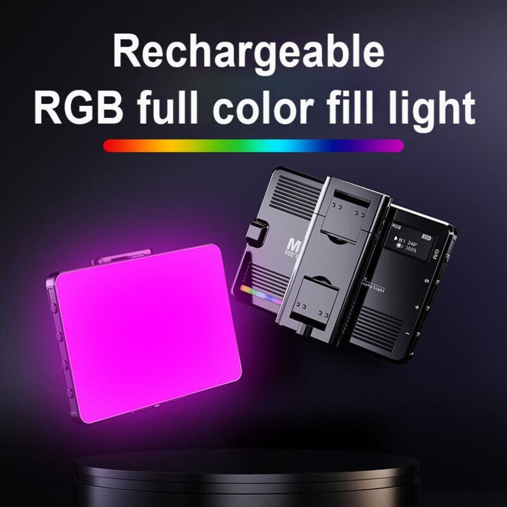 The GS LitBox Mini RGB brings vibrant lighting to your creative projects. Operating at 3.7V with a 1500mAh battery, it provides a wide color temperature range from 3000k to 9900k. 