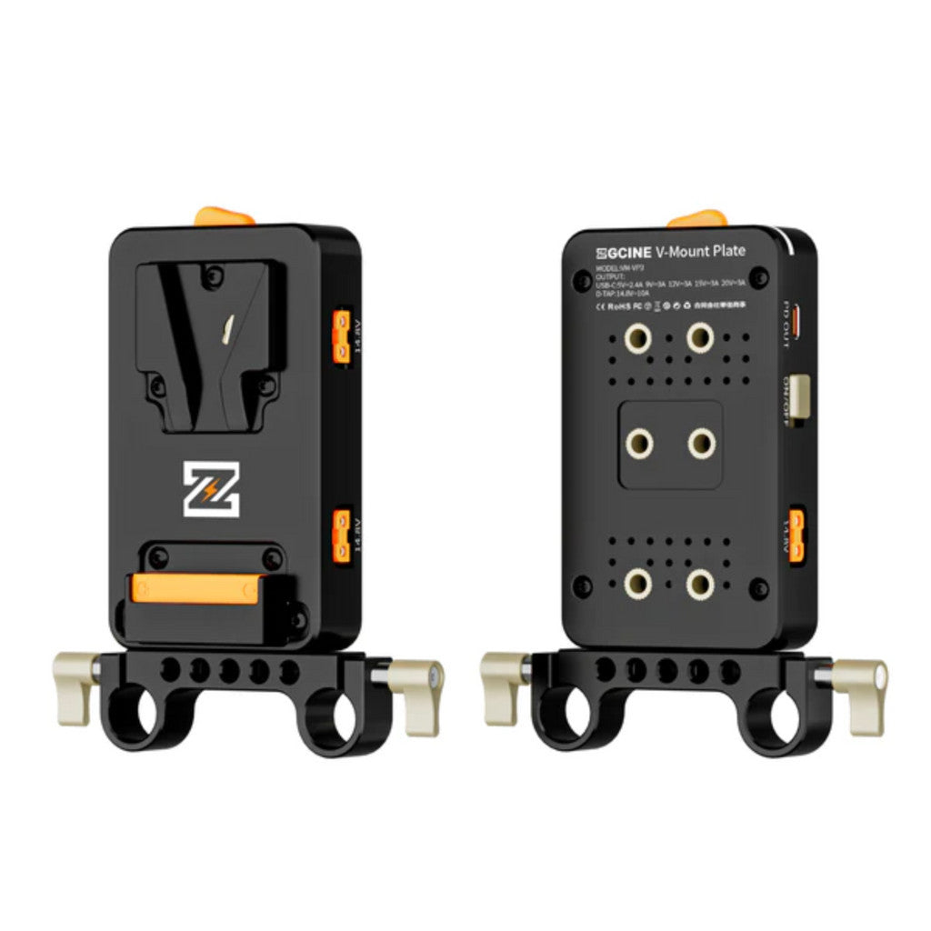 ZGCINE Creators Set with VP3 V-Mount Plate and L90 V-Mount Battery(3xD-Tap+ 2x USBC PD