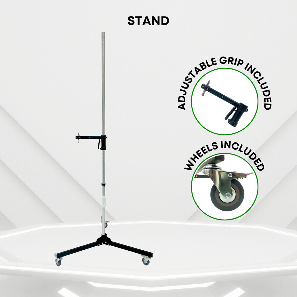 The leg diameter is ¢20*¢40mm, providing stability and durability for your lighting equipment. Whether in the studio or on location, this stand combines functionality, durability, and ease of use for your professional lighting needs.