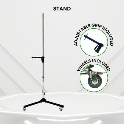 The leg diameter is ¢20*¢40mm, providing stability and durability for your lighting equipment. Whether in the studio or on location, this stand combines functionality, durability, and ease of use for your professional lighting needs.