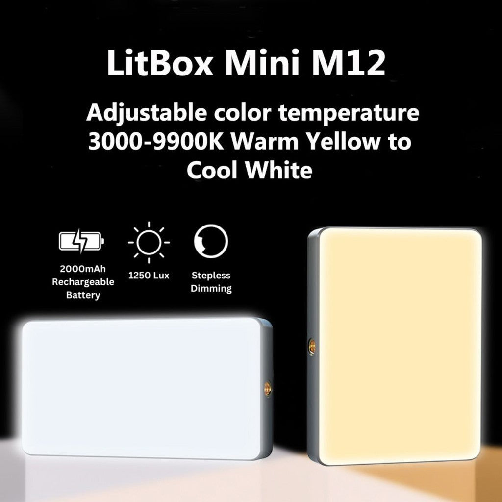 ith a color temperature range of 3000k to 9900k and three light modes (cold light, warm light, warm white light), it adapts to any lighting need. The Type-C charging port allows for quick recharges in about 3 hours.