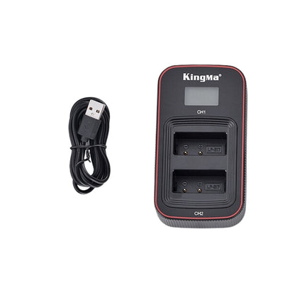 KingMa LP-E17 Battery And Dual Charger Kit For Canon 760D 800D 850D M3 M5 M6 Compatible