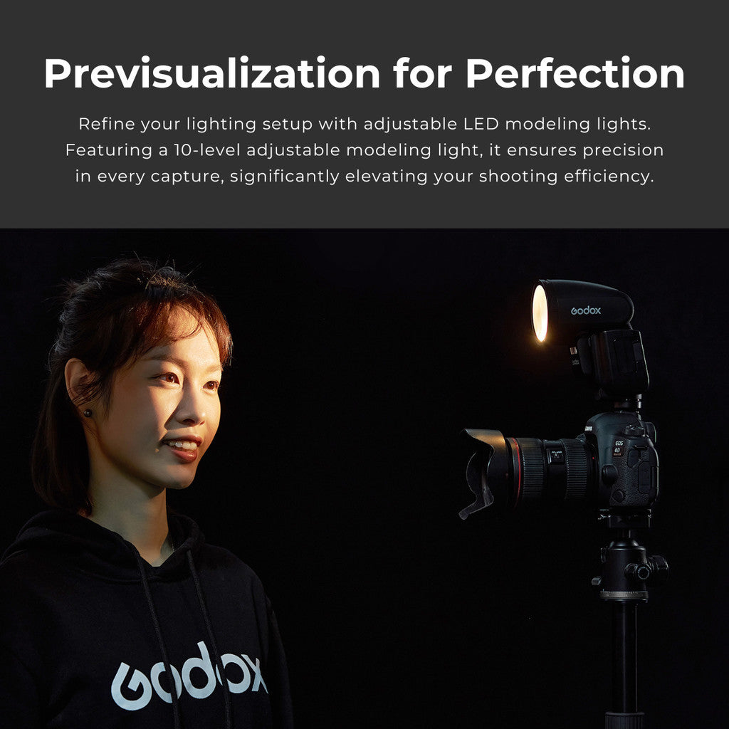 Godox V1 Pro V1Pro TTL Li-ion Round Head Camera Flash For Camera Canon Nikon Sony Fuji [FREE SHIPPING]