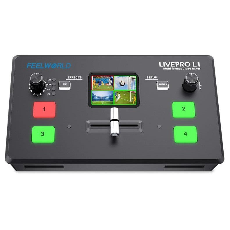 FEELWORLD LIVEPRO L1  V1 Video Mixer/Switcher HDMI inputs multi camera production live streaming