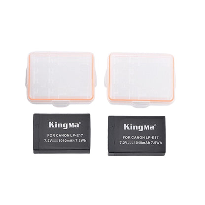 KingMa LP-E17 Battery And Dual Charger Kit For Canon 760D 800D 850D M3 M5 M6 Compatible