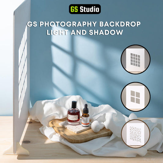 GS Photography Backdrop Light And Shadow Photo Props Hollow Background Creative Antique Window Decoration Ornament
