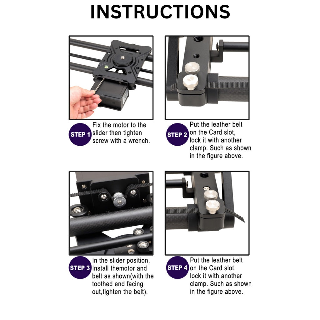  Instruction on how to use GS Professional Motorised Slider 