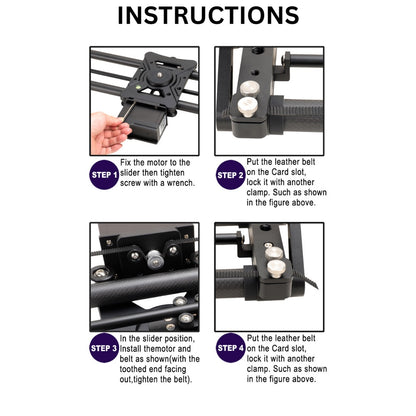  Instruction on how to use GS Professional Motorised Slider 