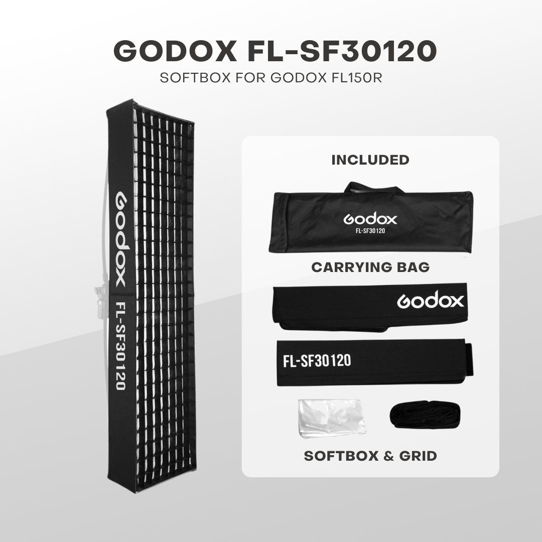 Godox FL150S/FL150R Flexible LED Video Light 3300-5600K Bi-Color Foldable (150W)