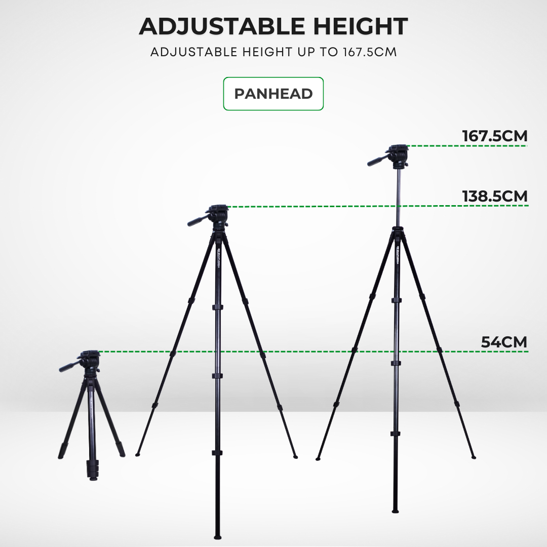 GS SNAPVERSA TRAVELLING TRIPOD FOR SMARTPHONE & CAMERA LIGHTWEIGHT & COMPACT TRIPOD FOR PHOTOGRAPHY VIDEOGRAPHY