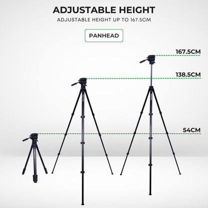 GS SNAPVERSA TRAVELLING TRIPOD FOR SMARTPHONE & CAMERA LIGHTWEIGHT & COMPACT TRIPOD FOR PHOTOGRAPHY VIDEOGRAPHY